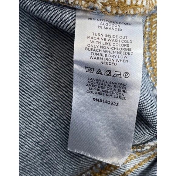 Loft Curvy Ankle Slit Fresh Cut High Rise The Skinny Jeans Size 2/26 - Picture 5 of 7